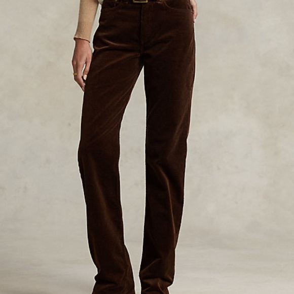 Polo Ralph Lauren Straight Fit High-Rise Corduroy Pant - Picture 3 of 4
